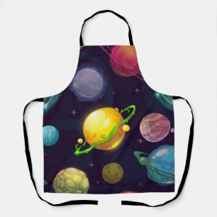 Space pattern apron