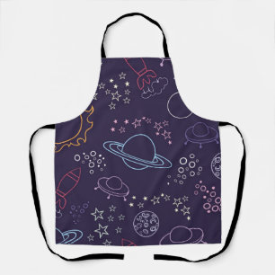 Space pattern apron