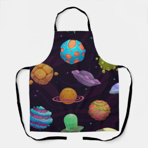 Space pattern apron
