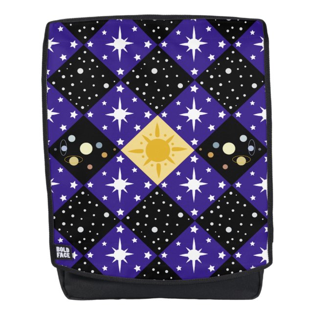 Space Pattern Backpack (Front)