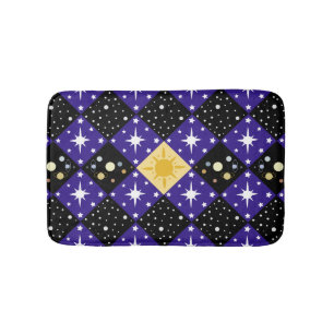 Space Pattern Bath Mat
