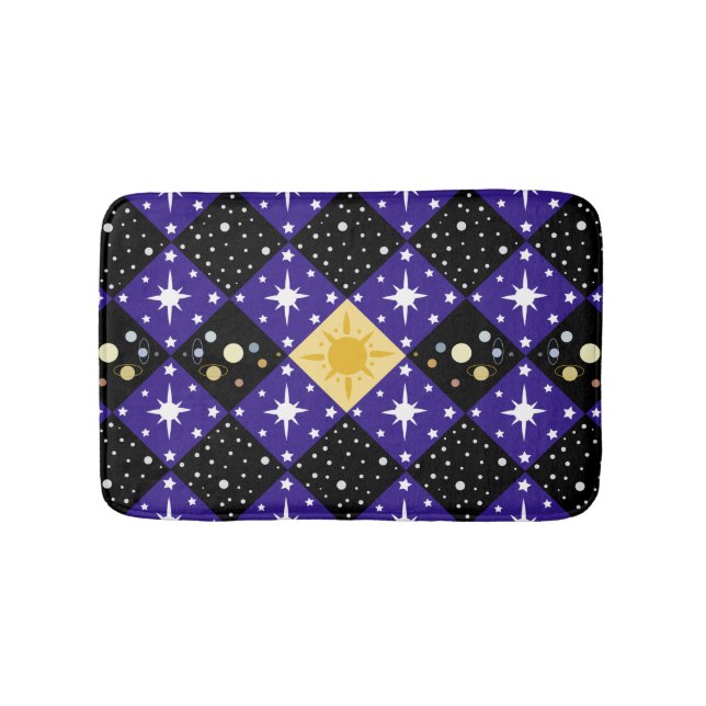 Space Pattern Bath Mat (Front)