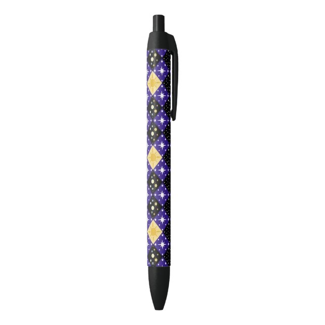 Space Pattern Black Ink Pen (Bottom (Vertical))