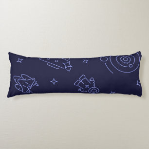 Space pattern body cushion
