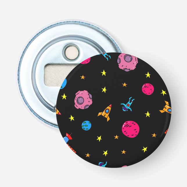 Space pattern bottle opener (Front)