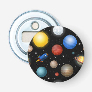 Space pattern bottle opener