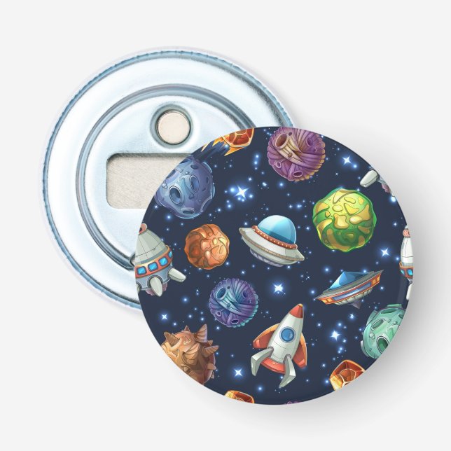Space pattern bottle opener (Front)