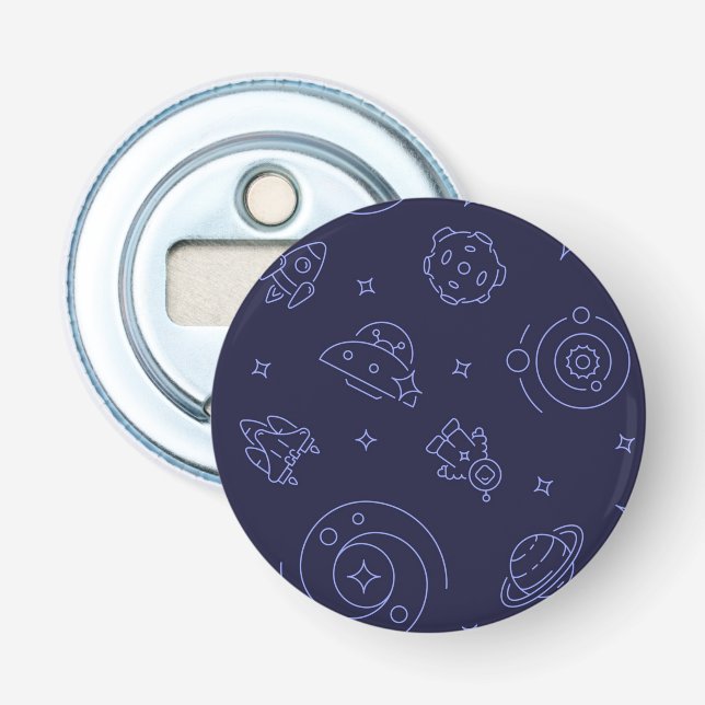 Space pattern bottle opener (Front)