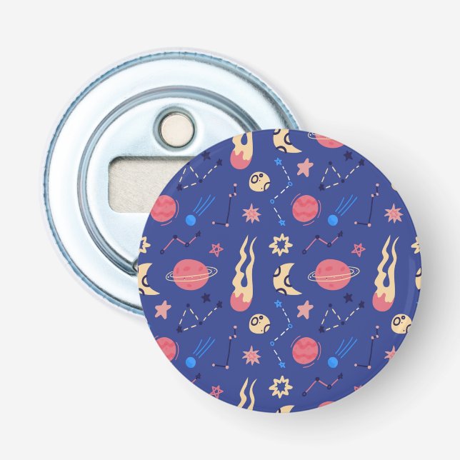 Space pattern bottle opener (Front)