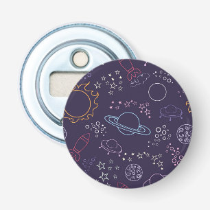 Space pattern bottle opener