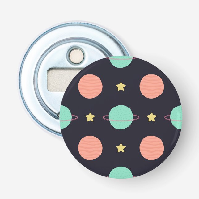 Space pattern bottle opener (Front)