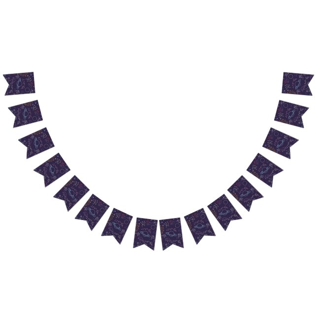 Space pattern bunting  (All)