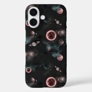 Space Pattern iPhone 16 Case