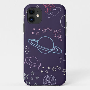 Space pattern iPhone 11 case