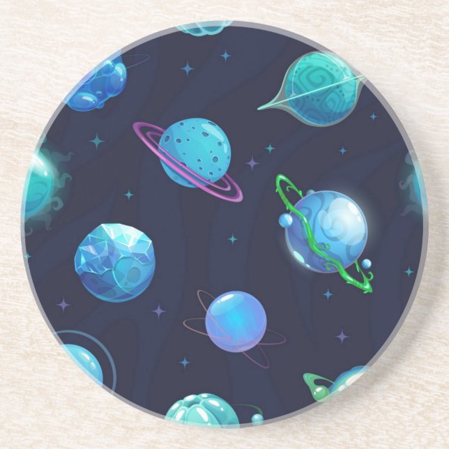 Space pattern coaster (Front)