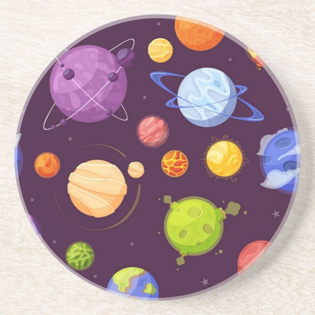 Space pattern coaster (Front)