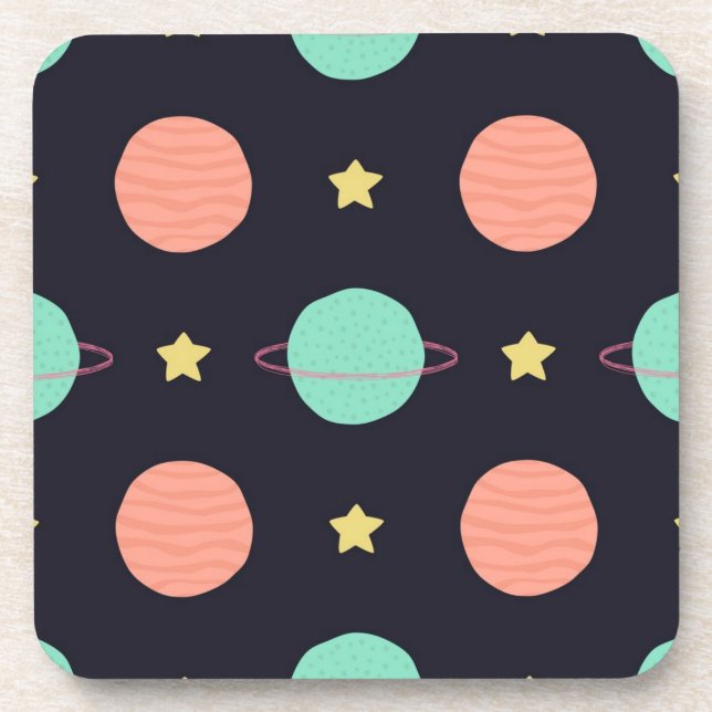 Space pattern coaster (Front)