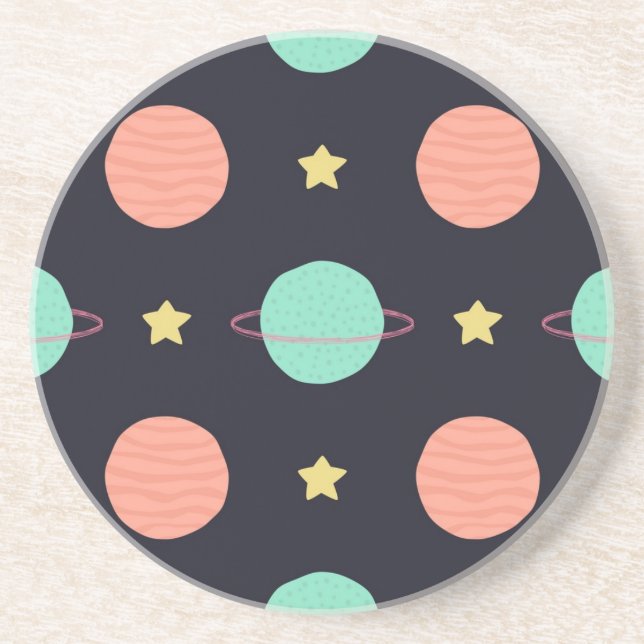 Space pattern coaster (Front)