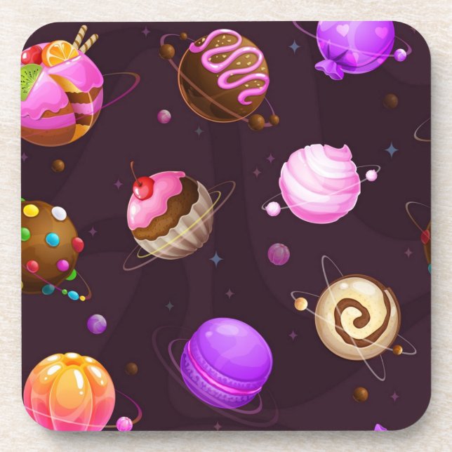 Space pattern coaster (Front)