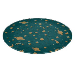 Space pattern cutting board