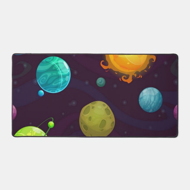 Space pattern desk mat (Front)