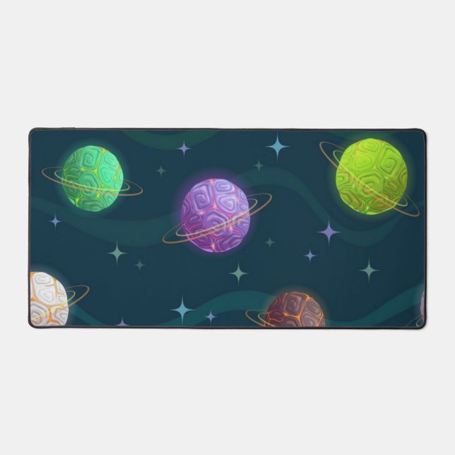 Space pattern desk mat (Front)