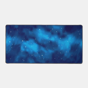 Space pattern desk mat