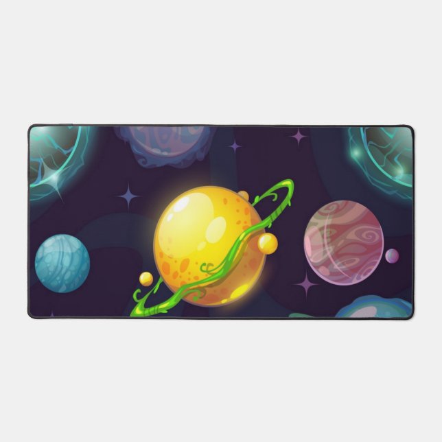 Space pattern desk mat (Front)