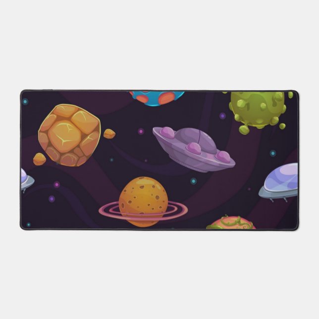 Space pattern desk mat (Front)
