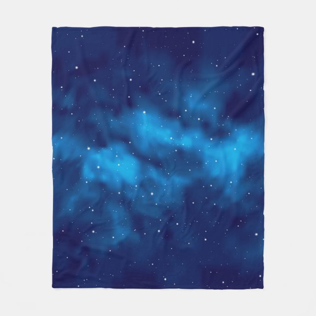 Space pattern fleece blanket (Front)