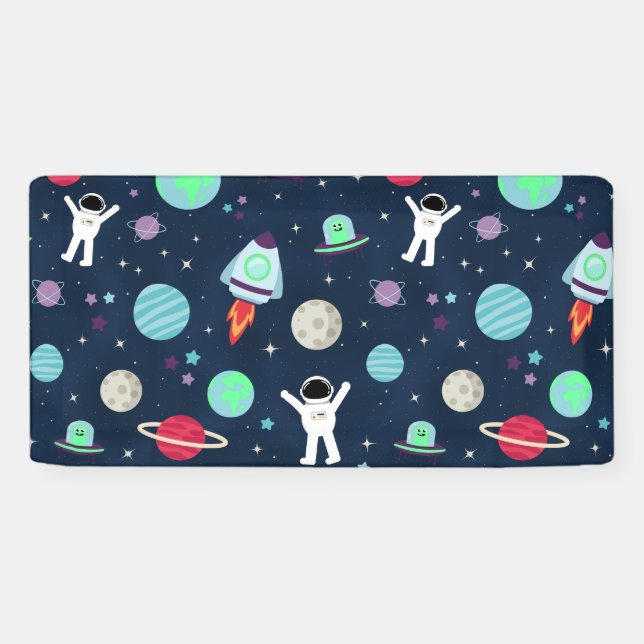 Space Pattern illustration Banner (Horizontal)