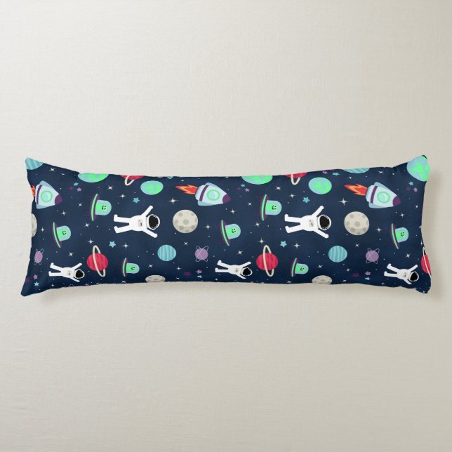 Space Pattern illustration Body Cushion (Front)