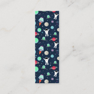 Space Pattern illustration Calling Card