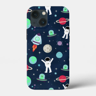 Space Pattern illustration iPhone 13 Mini Case