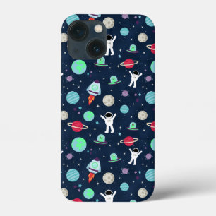 Space Pattern illustration iPhone 13 Mini Case