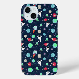 Space Pattern illustration iPhone 15 Mini Case
