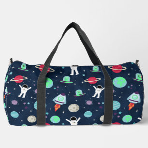 Space Pattern illustration Duffle Bag