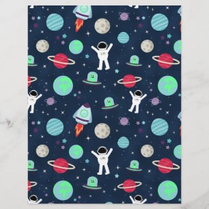 Space Pattern illustration Flyer