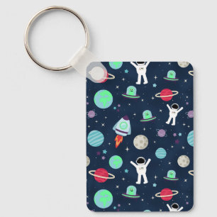 Space Pattern illustration Key Ring