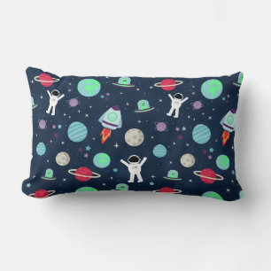 Space Pattern illustration Lumbar Cushion