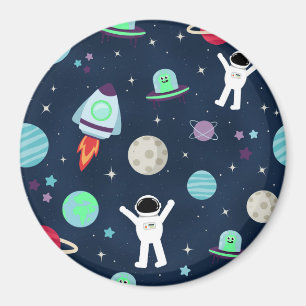 Space Pattern illustration Magnet