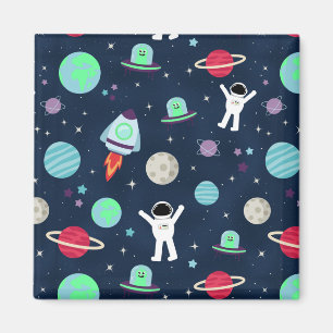 Space Pattern illustration Magnet