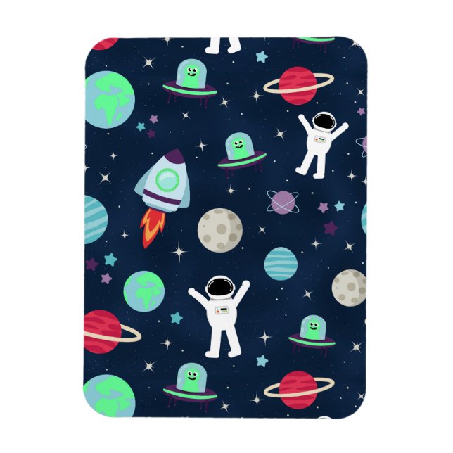 Space Pattern illustration Magnet (Vertical)