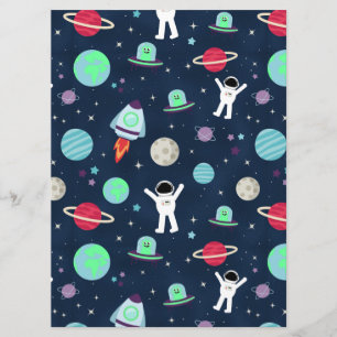 Space Pattern illustration Menu