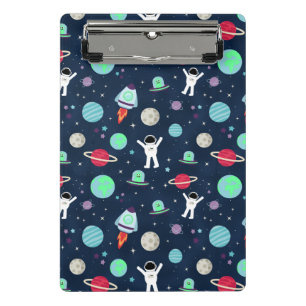 Space Pattern illustration Mini Clipboard