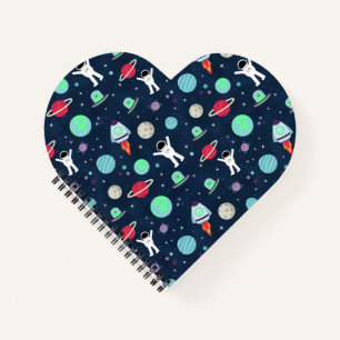 Space Pattern illustration Notebook