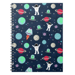 Space Pattern illustration Notebook