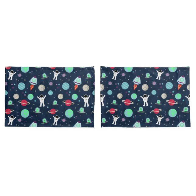 Space Pattern illustration Pillowcase (Back-Set)
