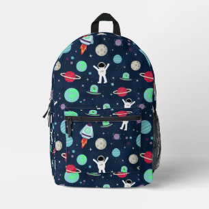 Space Pattern illustration Printed Backpack