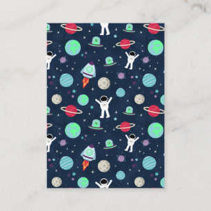 Space Pattern illustration Referral Card